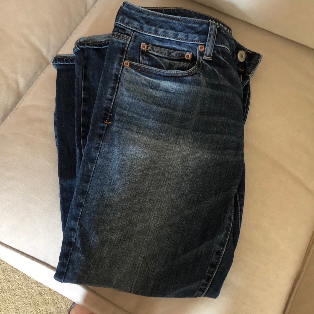 American Eagle boy crop stretch